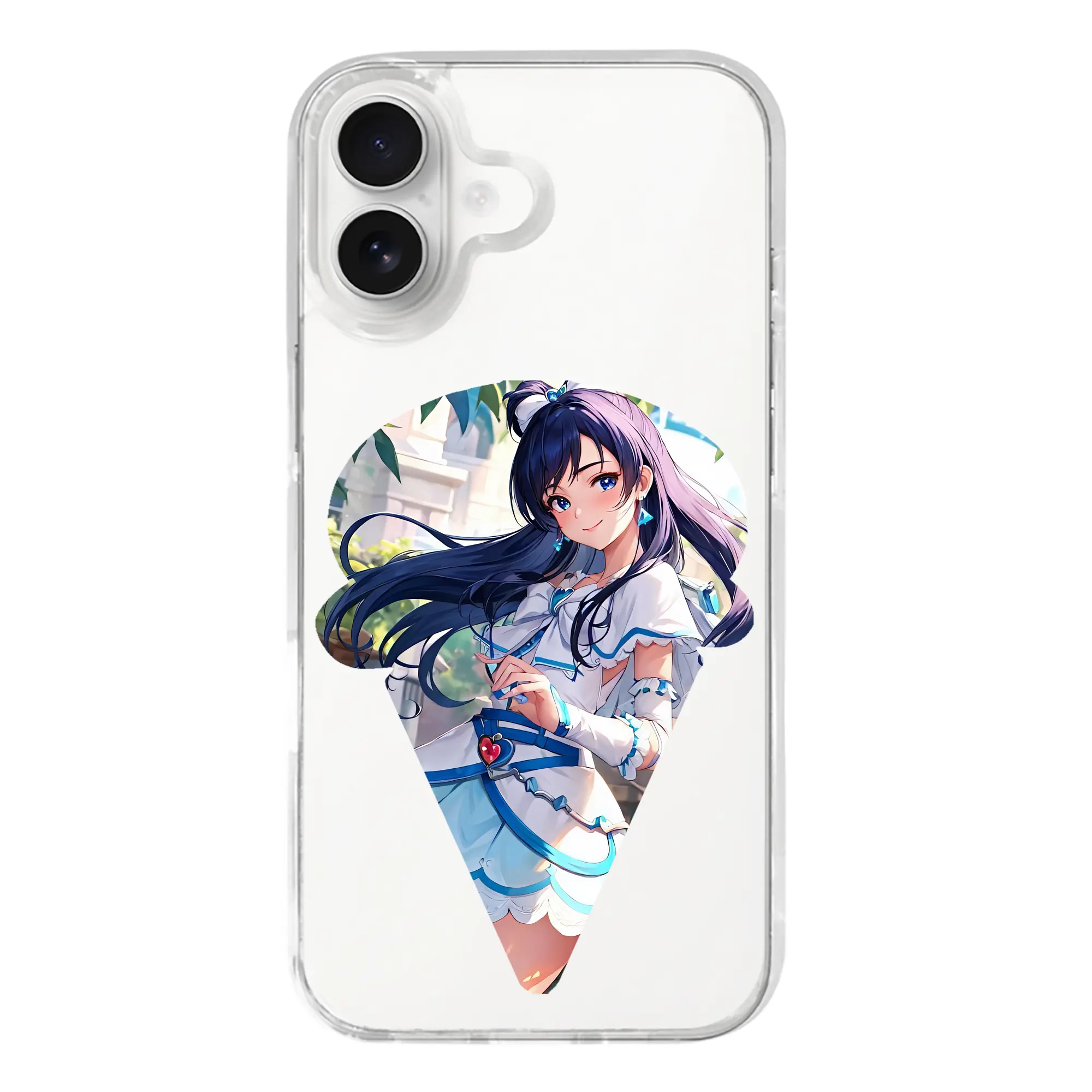 プリキュア グッズ,雪城ほのか - iPhone 17シリーズ 透明スマホケース – 薄型・耐衝撃・精密フィット保護カバー